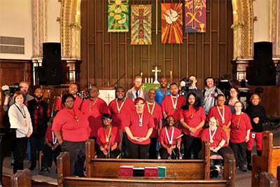 The Goodwill Day Services Inspirations Choir was formed in the late 1990s by Recreation Assistant Kimbly Gipson.