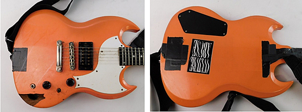 Lost guitar - front and back