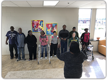 The JOW Day Services Choir consists of clients from Goodwill’s Day Services and Life Skills Development programs in Milwaukee