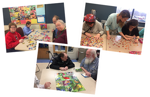 The staff had the participants focus on transferable skills that would benefit the participants in other areas of their lives, beyond just puzzle solving. 