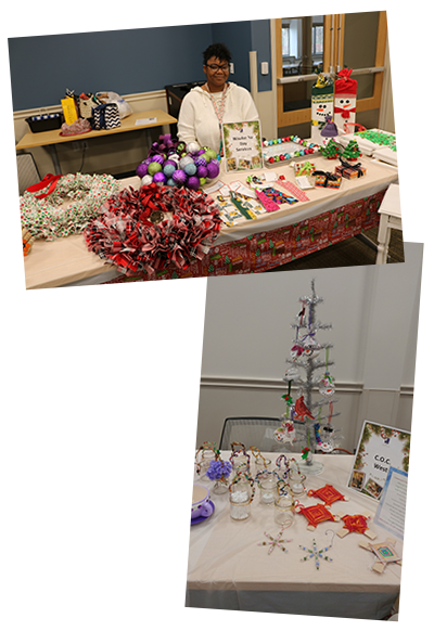 The Holiday Bazaar has become an annual favorite with participants, family, friends and Goodwill staff. 